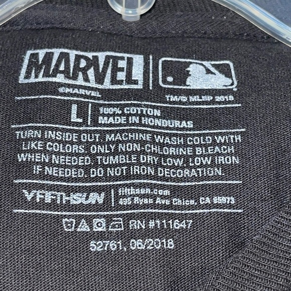 NWOT Boys Marvel / MBLP SF Giants collaboration Tee. Hulk & SF Giants. Size LG - Picture 7 of 7